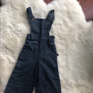 Vintage denim overalls